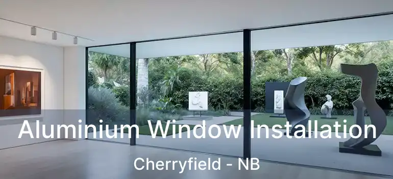  Aluminium Window Installation Cherryfield - NB