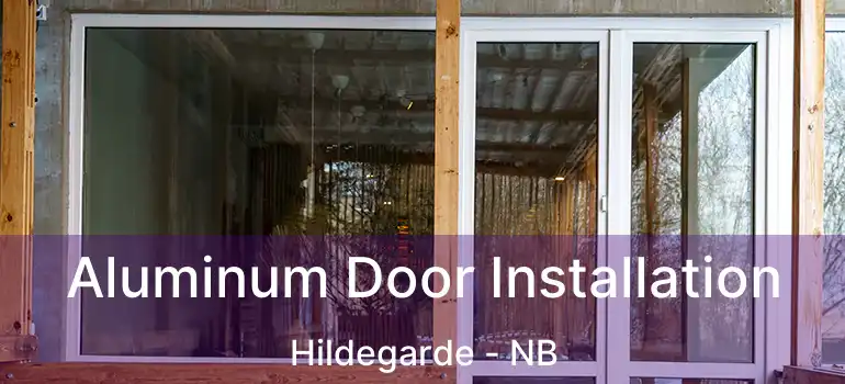  Aluminum Door Installation Hildegarde - NB