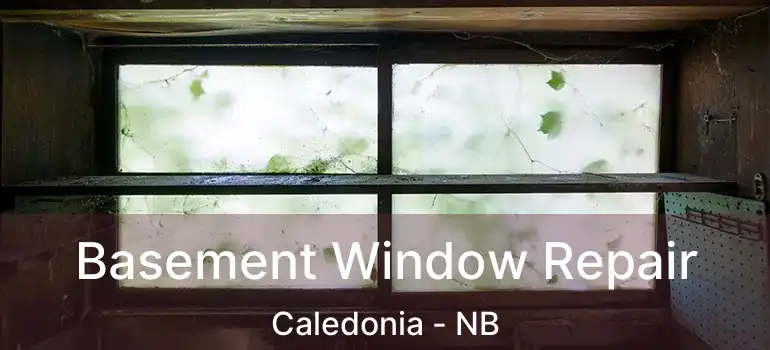  Basement Window Repair Caledonia - NB