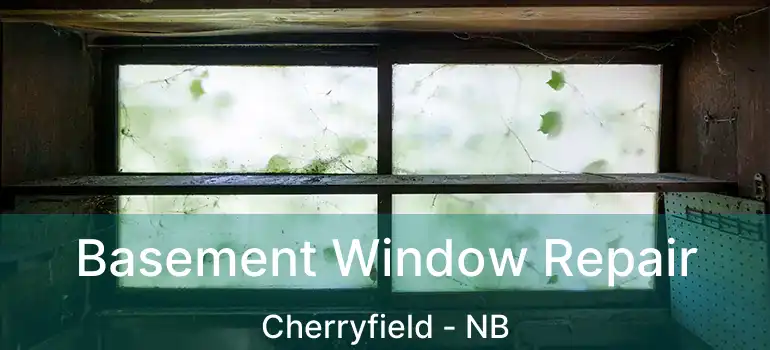  Basement Window Repair Cherryfield - NB