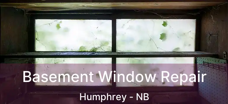  Basement Window Repair Humphrey - NB