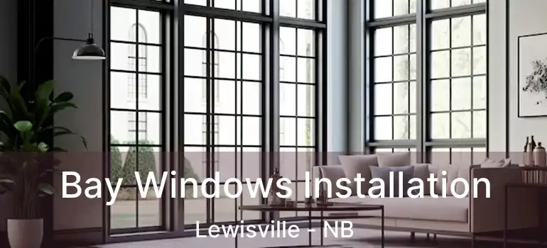  Bay Windows Installation Lewisville - NB