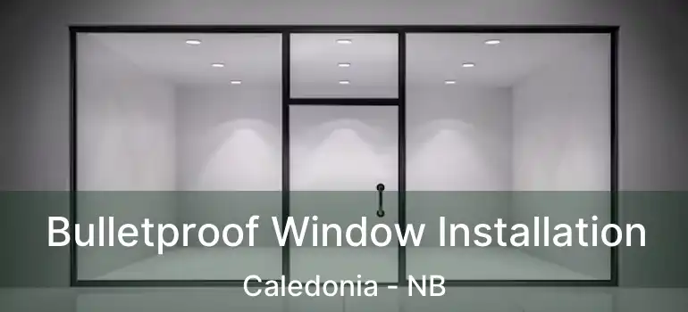  Bulletproof Window Installation Caledonia - NB