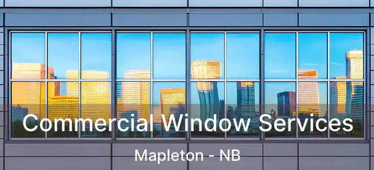  Commercial Window Services Mapleton - NB