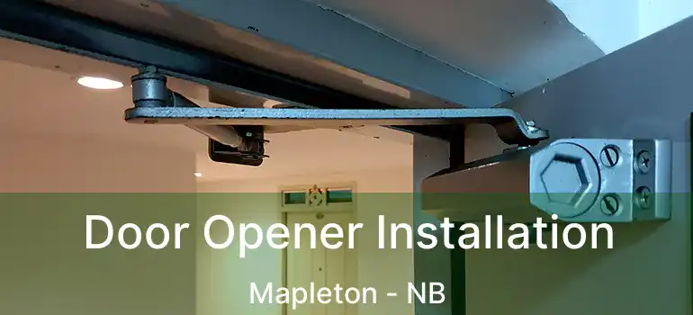  Door Opener Installation Mapleton - NB