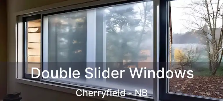  Double Slider Windows Cherryfield - NB