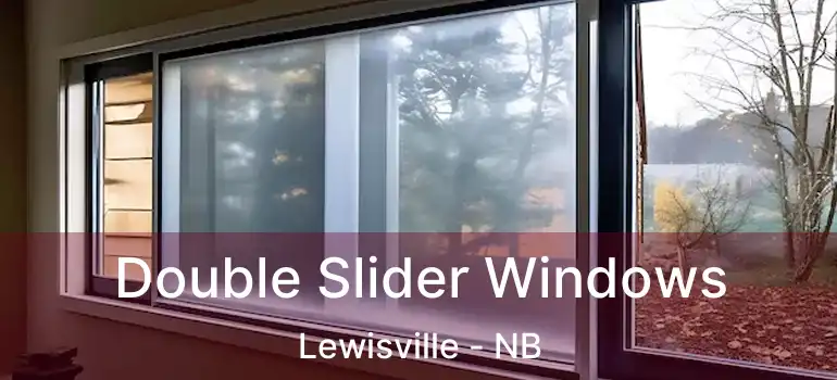  Double Slider Windows Lewisville - NB