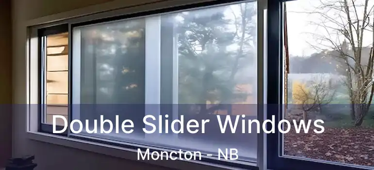  Double Slider Windows Moncton - NB