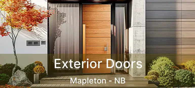  Exterior Doors Mapleton - NB
