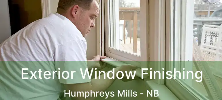  Exterior Window Finishing Humphreys Mills - NB