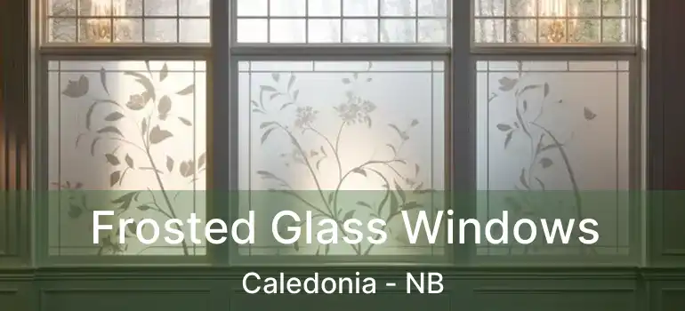  Frosted Glass Windows Caledonia - NB