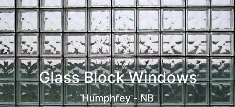  Glass Block Windows Humphrey - NB