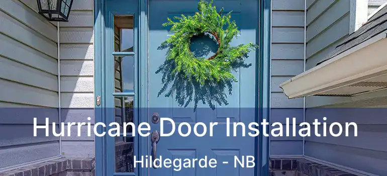  Hurricane Door Installation Hildegarde - NB