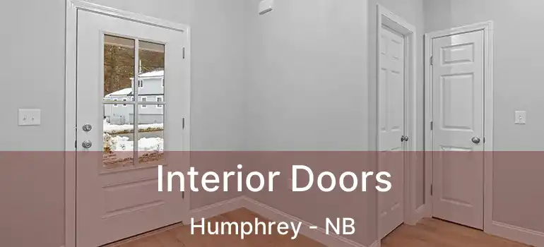  Interior Doors Humphrey - NB