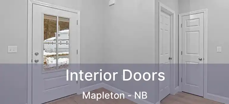  Interior Doors Mapleton - NB