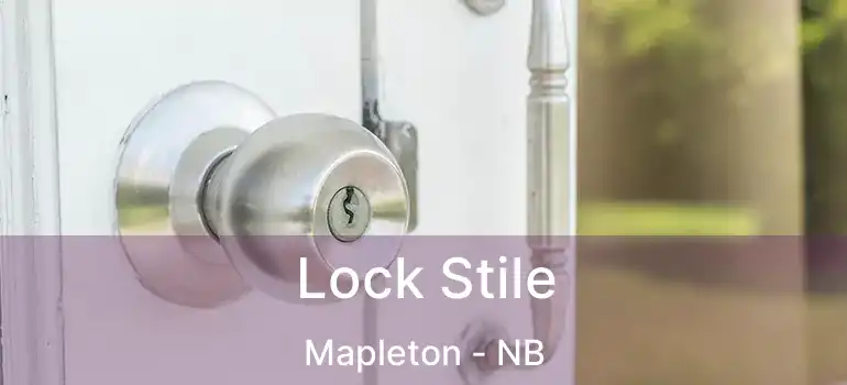  Lock Stile Mapleton - NB