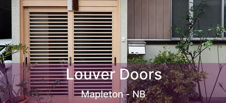  Louver Doors Mapleton - NB