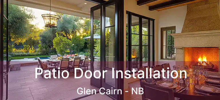  Patio Door Installation Glen Cairn - NB