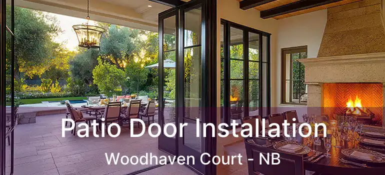  Patio Door Installation Woodhaven Court - NB