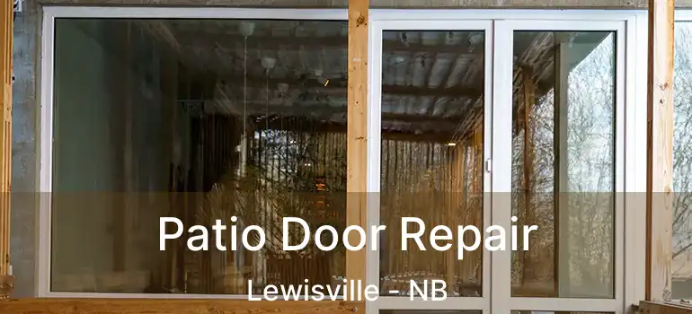  Patio Door Repair Lewisville - NB