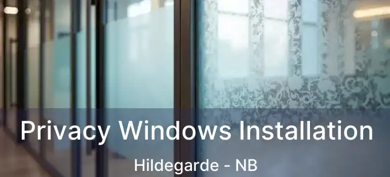  Privacy Windows Installation Hildegarde - NB