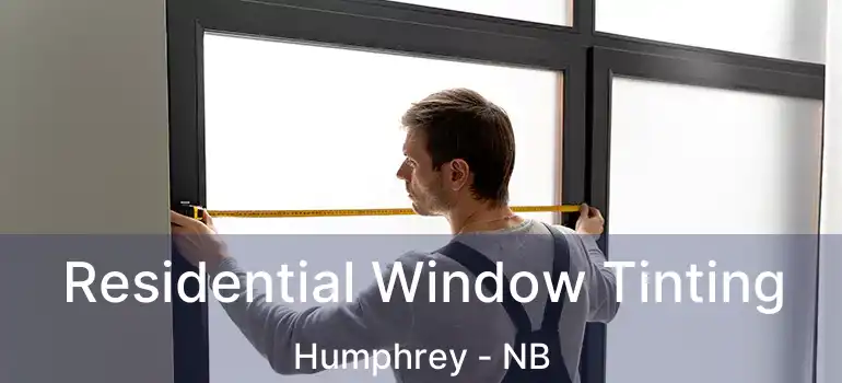  Residential Window Tinting Humphrey - NB