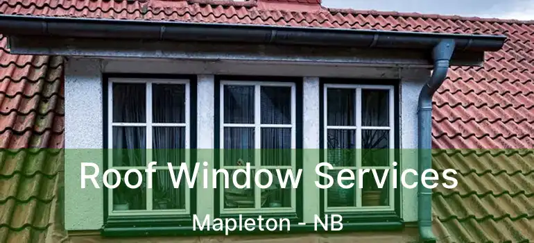  Roof Window Services Mapleton - NB