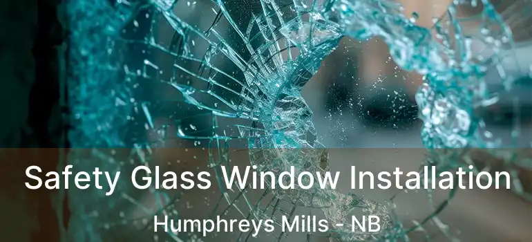  Safety Glass Window Installation Humphreys Mills - NB