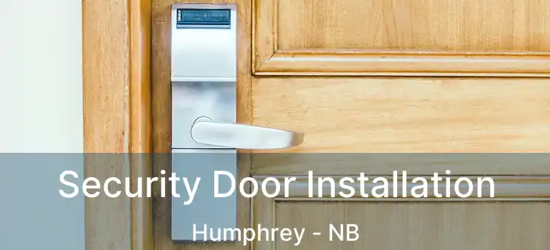  Security Door Installation Humphrey - NB