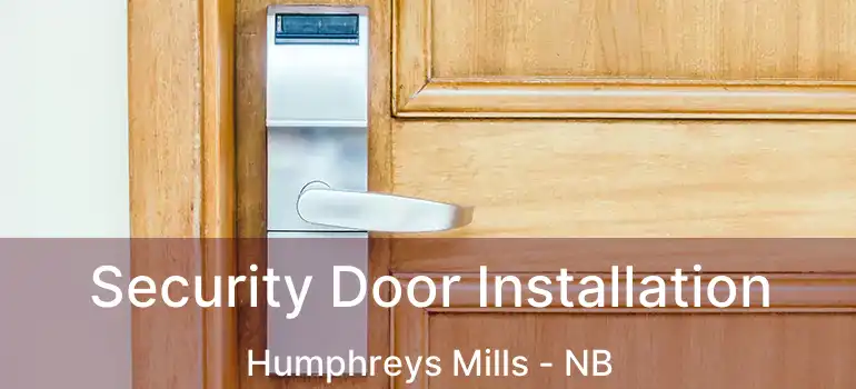  Security Door Installation Humphreys Mills - NB