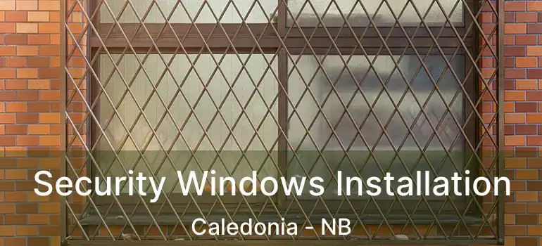  Security Windows Installation Caledonia - NB