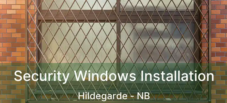  Security Windows Installation Hildegarde - NB