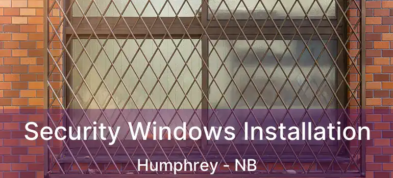  Security Windows Installation Humphrey - NB
