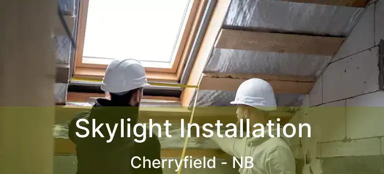  Skylight Installation Cherryfield - NB