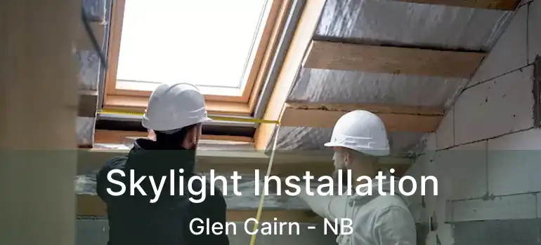  Skylight Installation Glen Cairn - NB