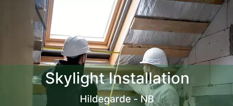  Skylight Installation Hildegarde - NB