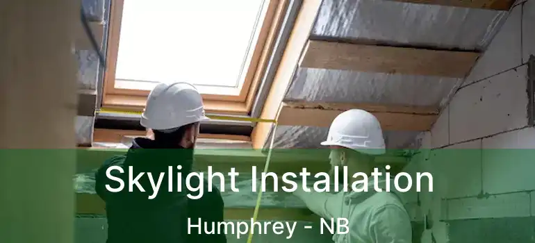  Skylight Installation Humphrey - NB