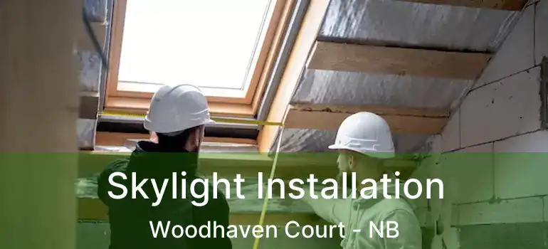 Skylight Installation Woodhaven Court - NB