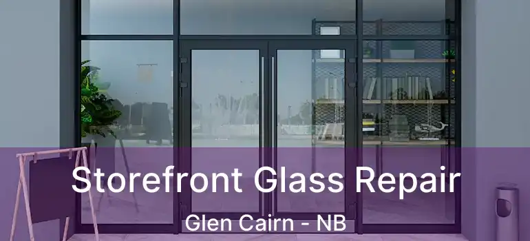  Storefront Glass Repair Glen Cairn - NB