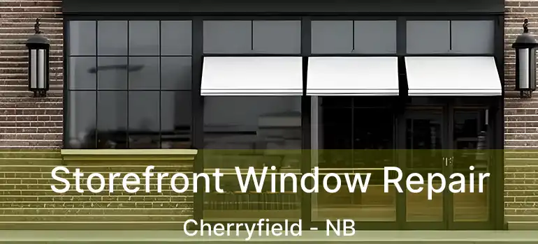  Storefront Window Repair Cherryfield - NB