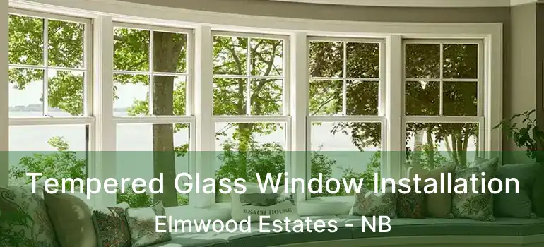  Tempered Glass Window Installation Elmwood Estates - NB