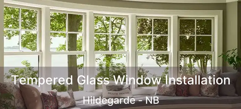 Tempered Glass Window Installation Hildegarde - NB