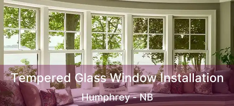  Tempered Glass Window Installation Humphrey - NB