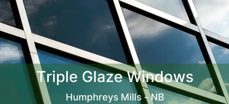  Triple Glaze Windows Humphreys Mills - NB