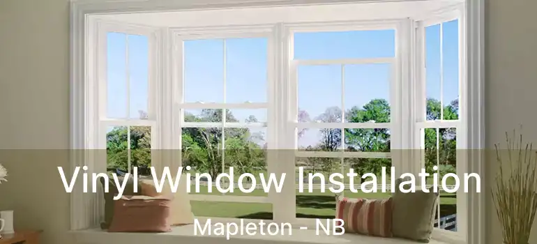  Vinyl Window Installation Mapleton - NB