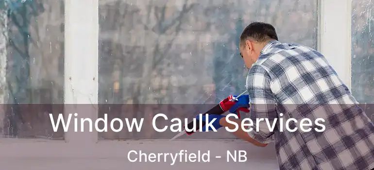  Window Caulk Services Cherryfield - NB