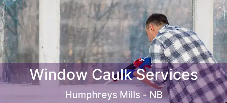  Window Caulk Services Humphreys Mills - NB