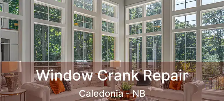  Window Crank Repair Caledonia - NB