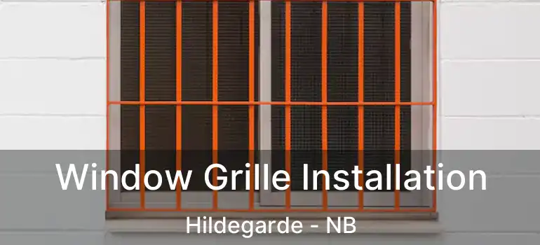  Window Grille Installation Hildegarde - NB