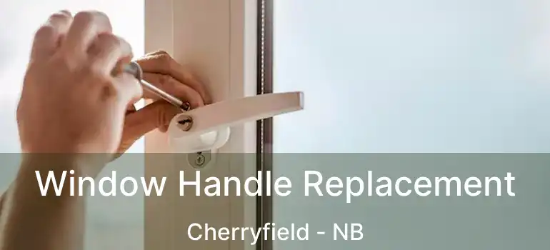  Window Handle Replacement Cherryfield - NB